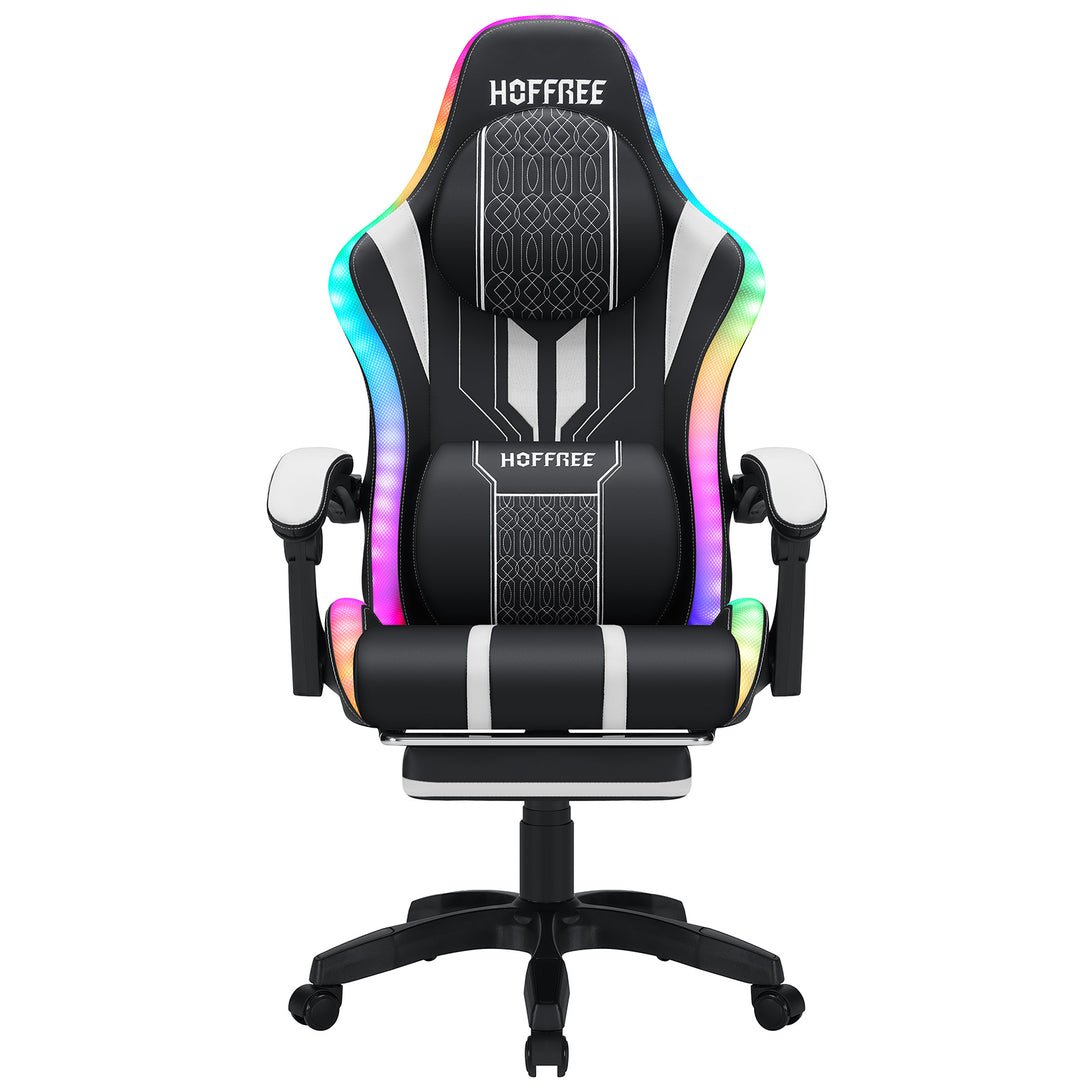 big-and-tall-max-gaming-chairs-max303-front-view-white-and-black