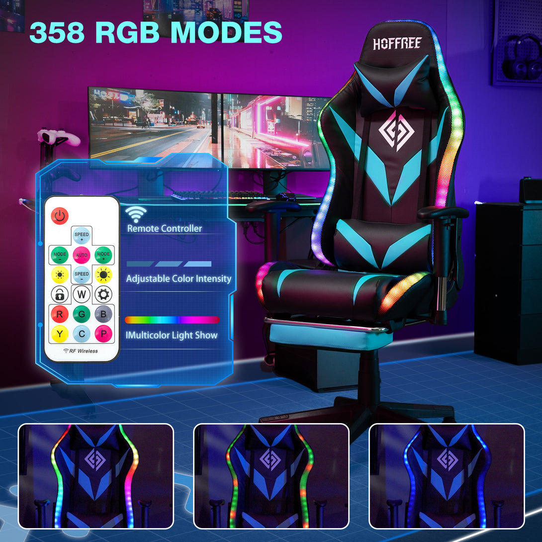 racing-style-v-look-gaming chairs-rgl203-358-rgb-modes
